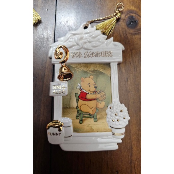 VINTAGE DISNEY PORCELINE CHRISTMAS ORNAMENTS - Picture 6 of 7